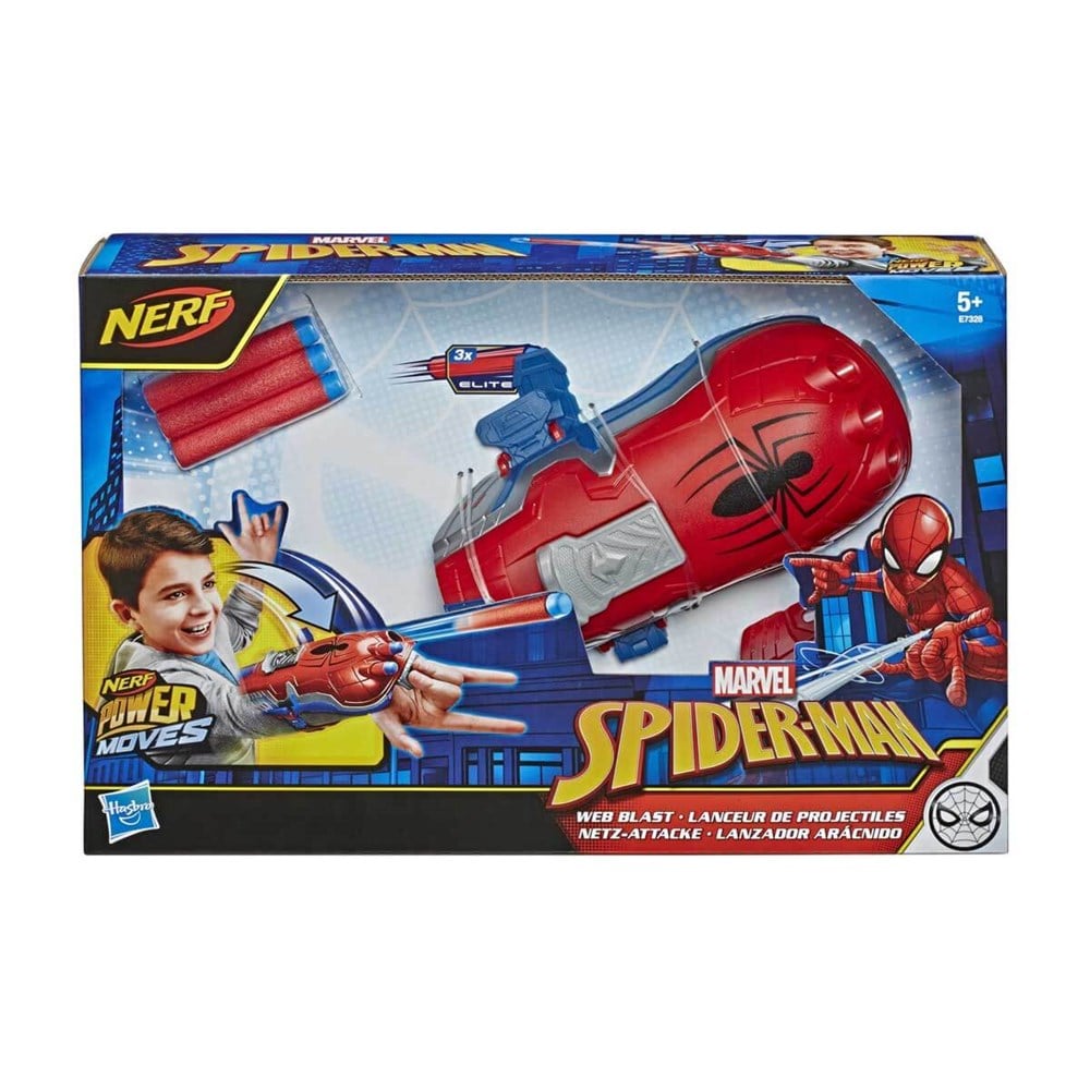 Breadcrumbut, Nerf, Power Moves Spiderman Ağ Fırlatıcı E7328