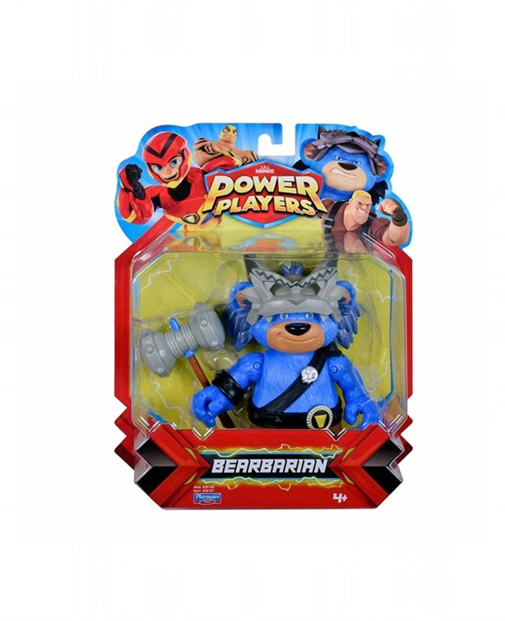 Breadcrumbut, POWER PLAYERS, Power Players Aksiyon Figürler S1 PWW01000 97204 Bearbarian