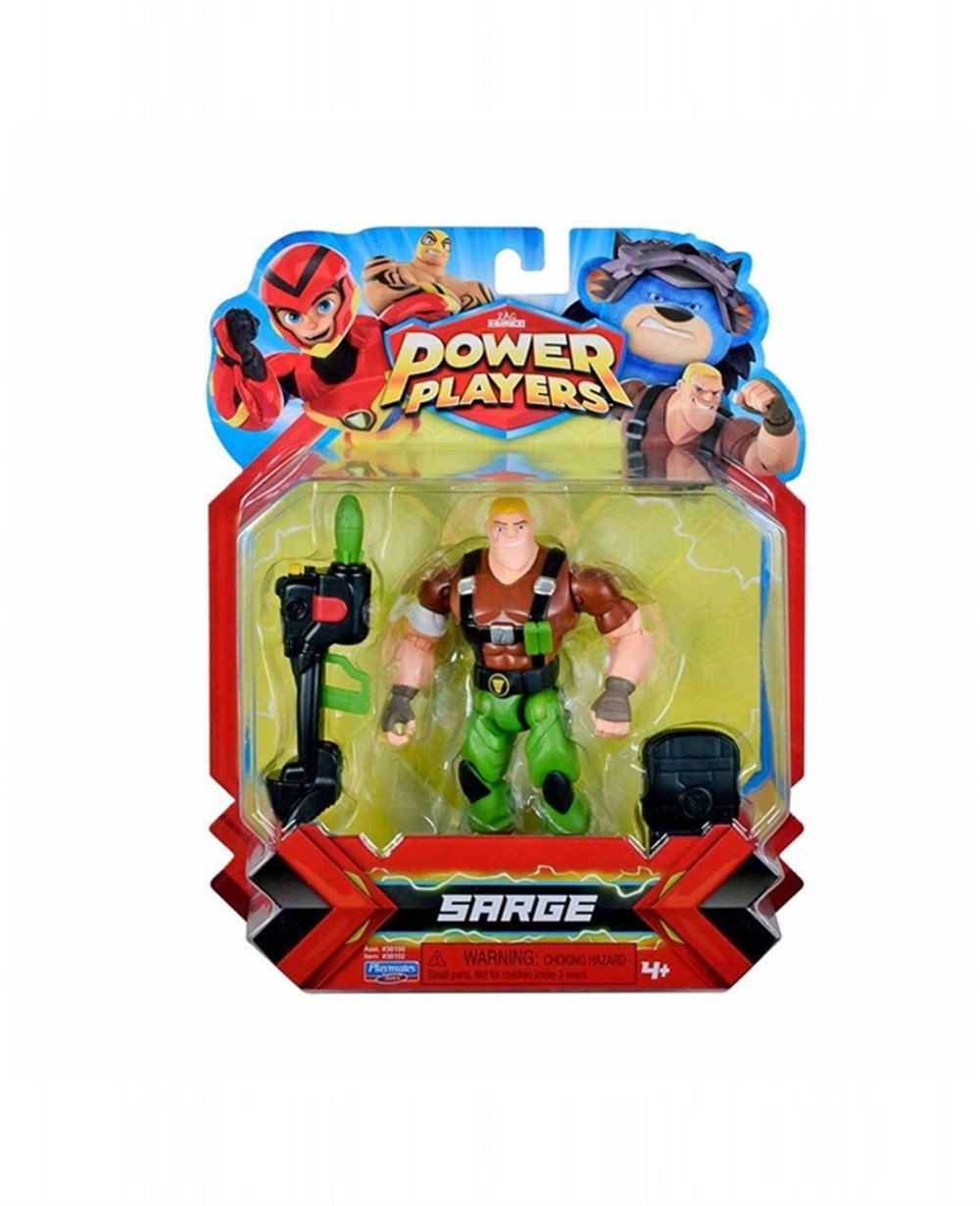 Breadcrumbut, POWER PLAYERS, Power Players Aksiyon Figürler S1 PWW01000 97204 Sarge