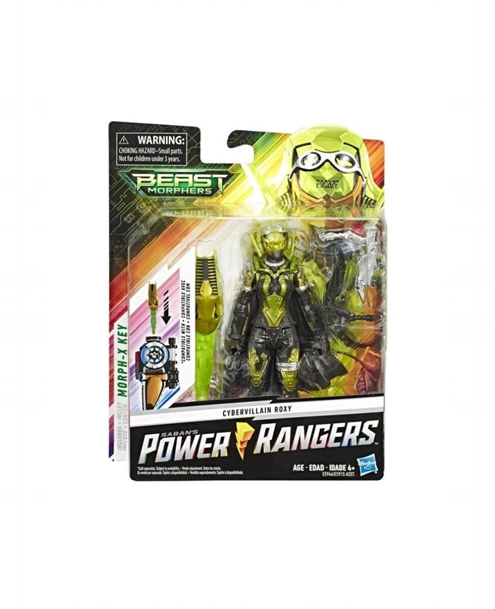 Breadcrumbut, Power Rangers, Power Ranger Beast Morphers Figür 15 cm E5915 E5946 Cybervillain Roxy