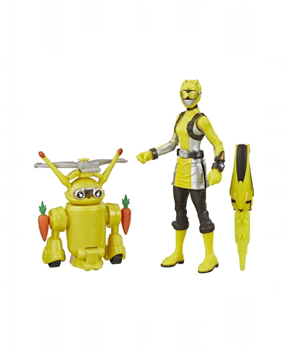 Breadcrumbut, Power Rangers, Power Rangers Beast Morphers Figür ve Beastbot E7270 E8087 Yellow Ranger ve Morphin Jax Beastbot