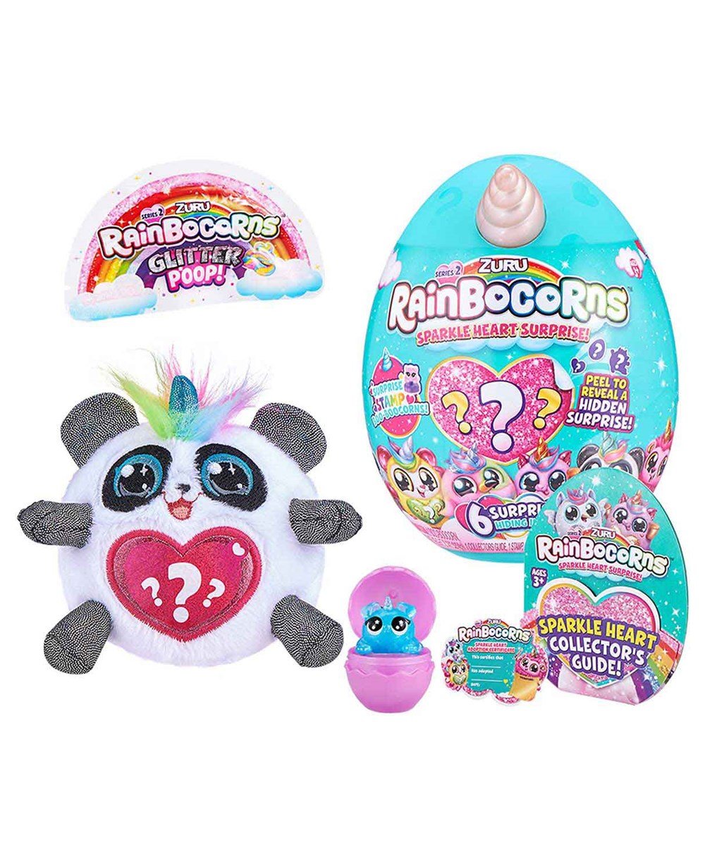 Breadcrumbut, Giochi Preziosi, Rainbocorns Mini Işıltılı Kalp Sürprizi S2 RAR07000 - Pembe 15816