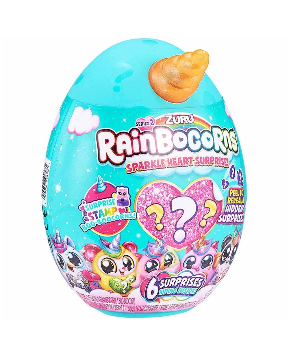 Breadcrumbut, Giochi Preziosi, Rainbocorns Mini Işıltılı Kalp Sürprizi S2 RAR07000 - Turuncu 15816