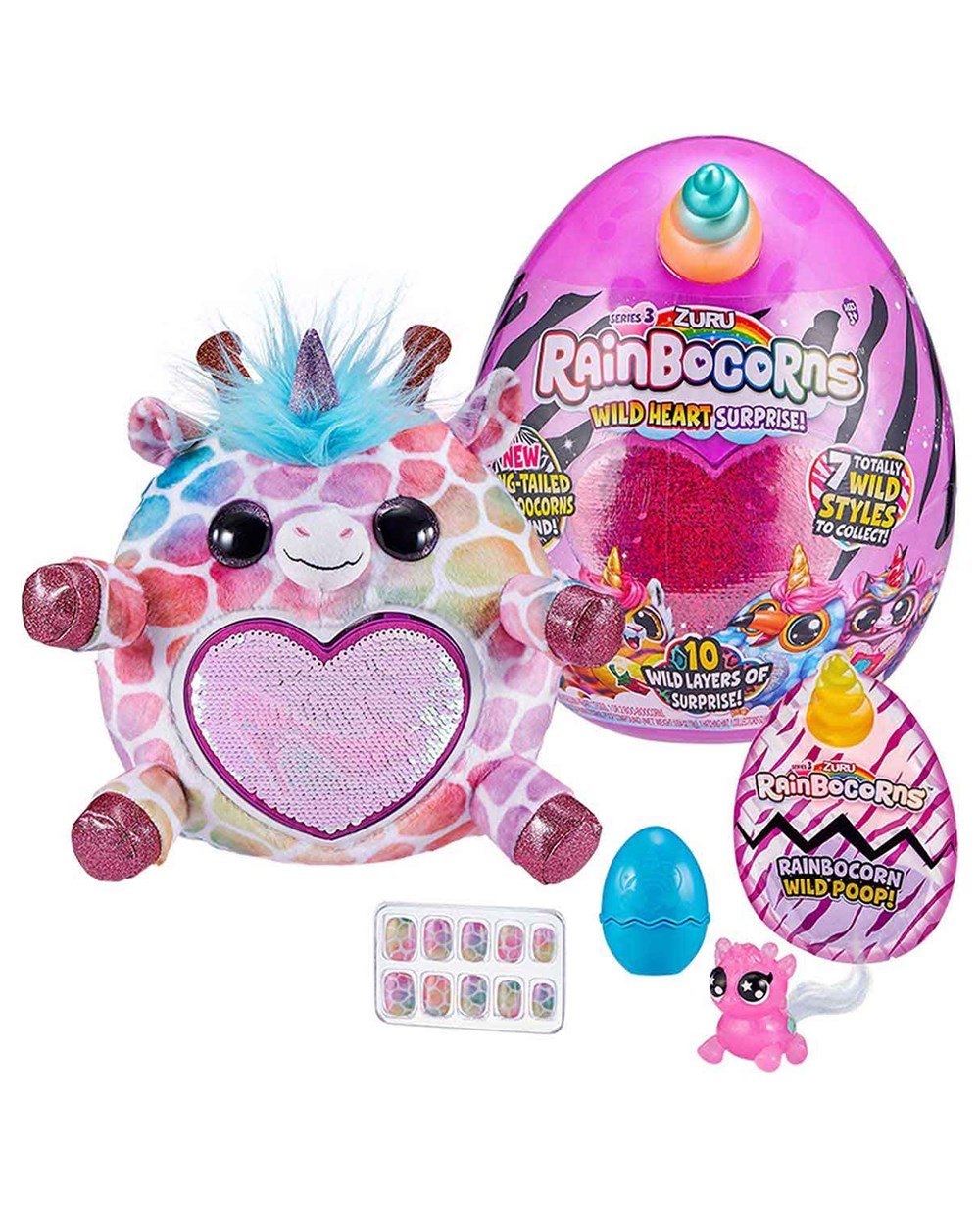 Breadcrumbut, Giochi Preziosi, Rainbocorns Wild Heart Süpriz Yumurta S3 RAR05000 - Açık Pembe Kalp 01048