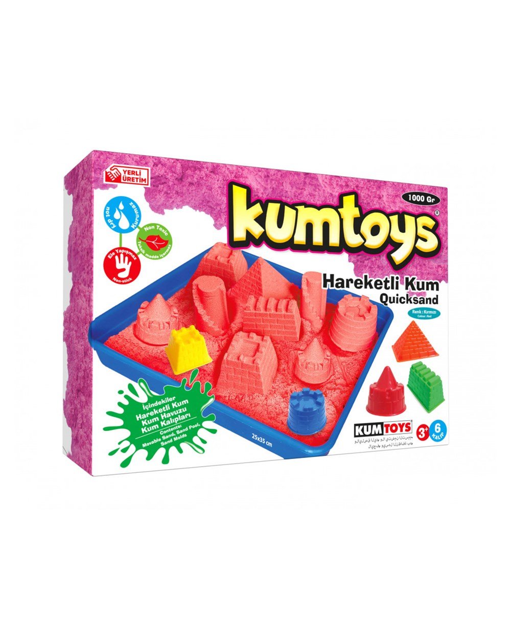 Breadcrumbut, Kumtoys, Redka Kumtoys Hareketli Kum 53299 Kırmızı