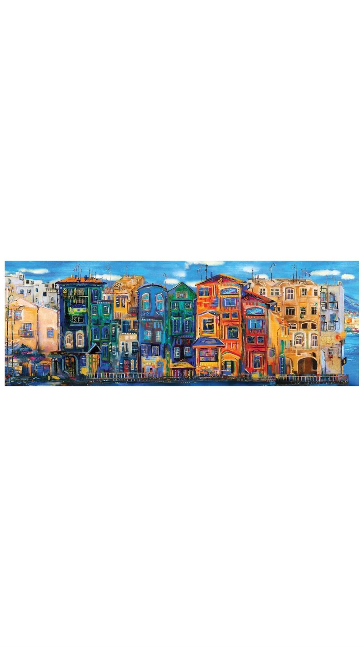 Breadcrumbut, ART PUZZLE, RENKLİ KASABA - 1000 PARÇA PANORAMA 5350
