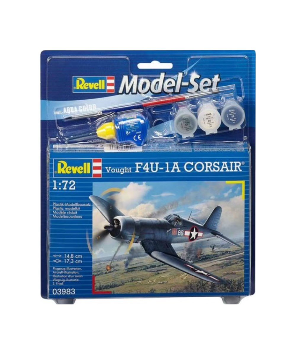Breadcrumbut, REVELL, Revell Model Set Vought F4U 1/72 Maket 63983
