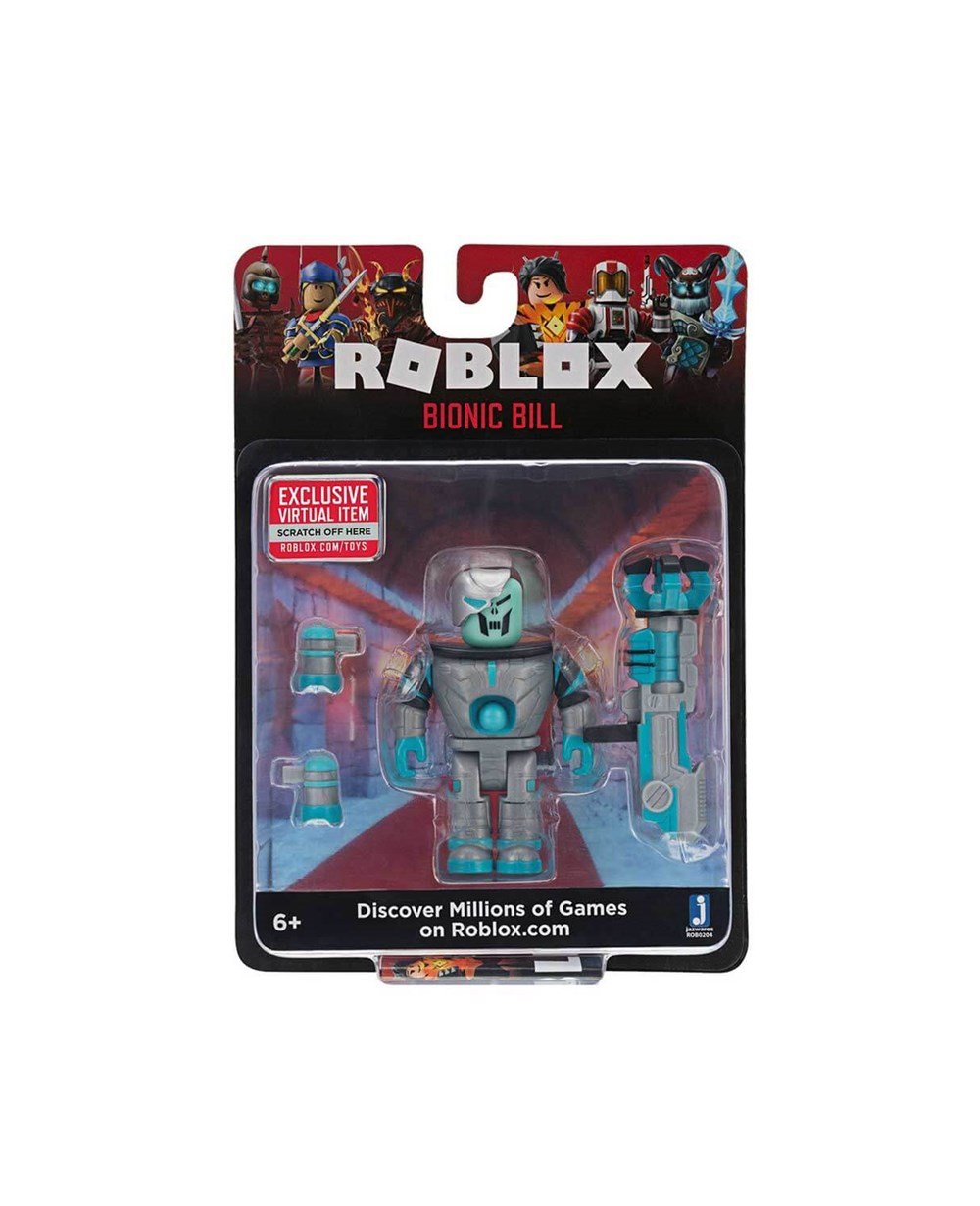 Breadcrumbut, Roblox, Roblox Figür Paketi W6 RBL27000 Bionic Bill