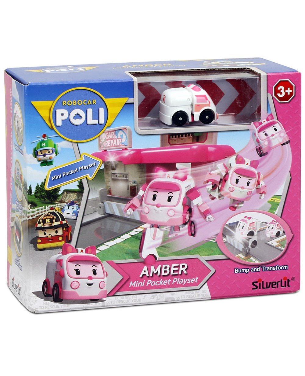 Breadcrumbut, Robocar Poli, Robocar Poli Mini Oyun Seti Amber 83363