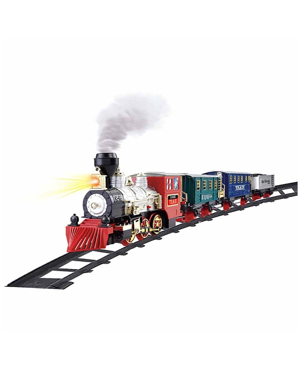Breadcrumbut, Sunman, Sesli ve Işıklı Klasik Tren Seti 16 Parça