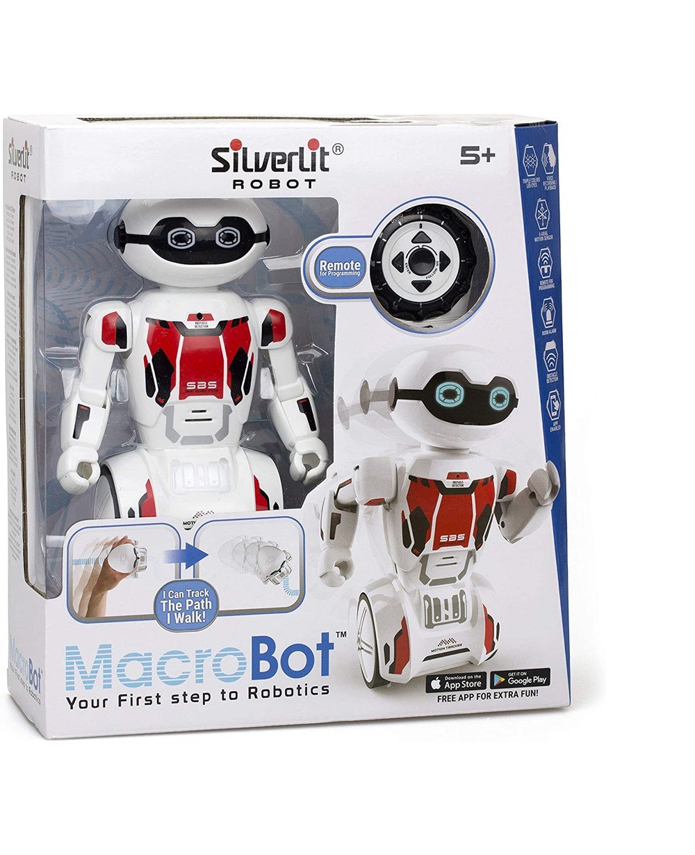 Breadcrumbut, SİLVERLİT, Silverlit Robot MacroBot Kumandalı 88045 Kırmızı 80455