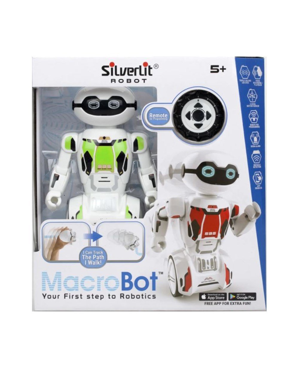 Breadcrumbut, SİLVERLİT, Silverlit Robot MacroBot Kumandalı 88045 Yeşil 80455