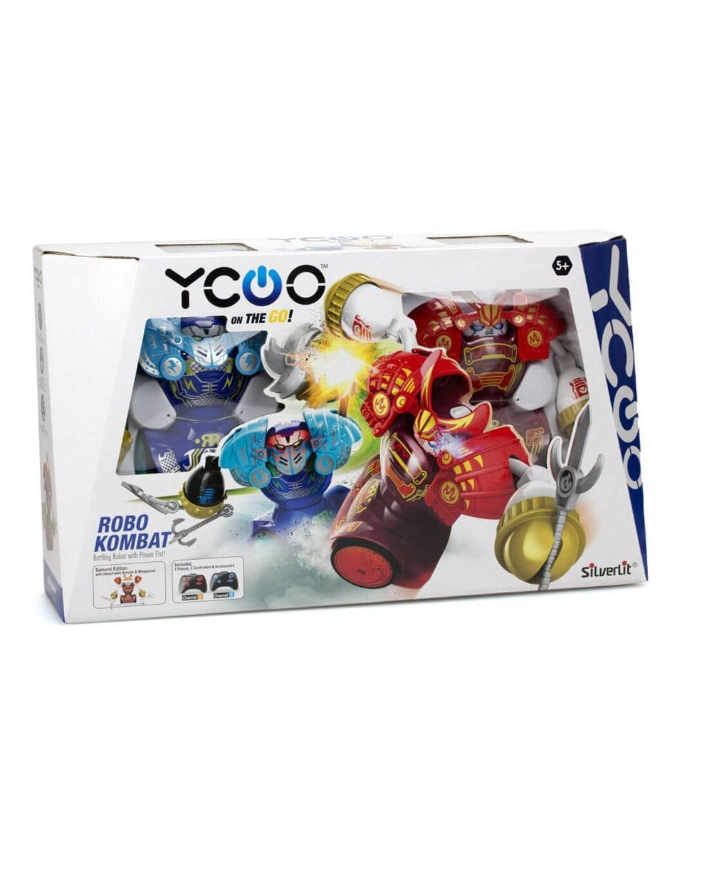 Breadcrumbut, SİLVERLİT, Silverlit Robot Robo Kombat Samurai Twin Pack 88056