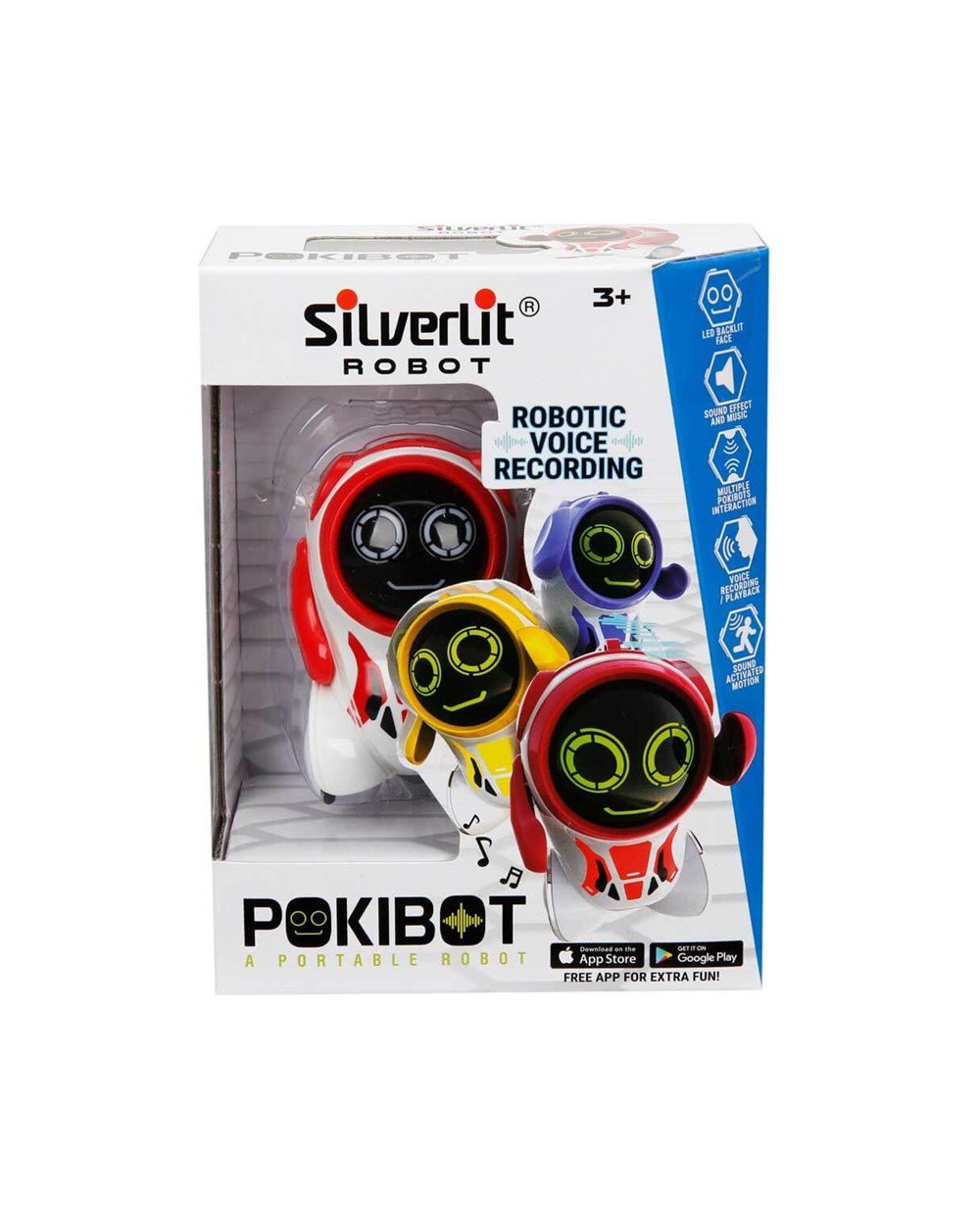Breadcrumbut, SİLVERLİT, Silverlit Yapay Zekalı Pokibot Robot 80424 Kırmızı
