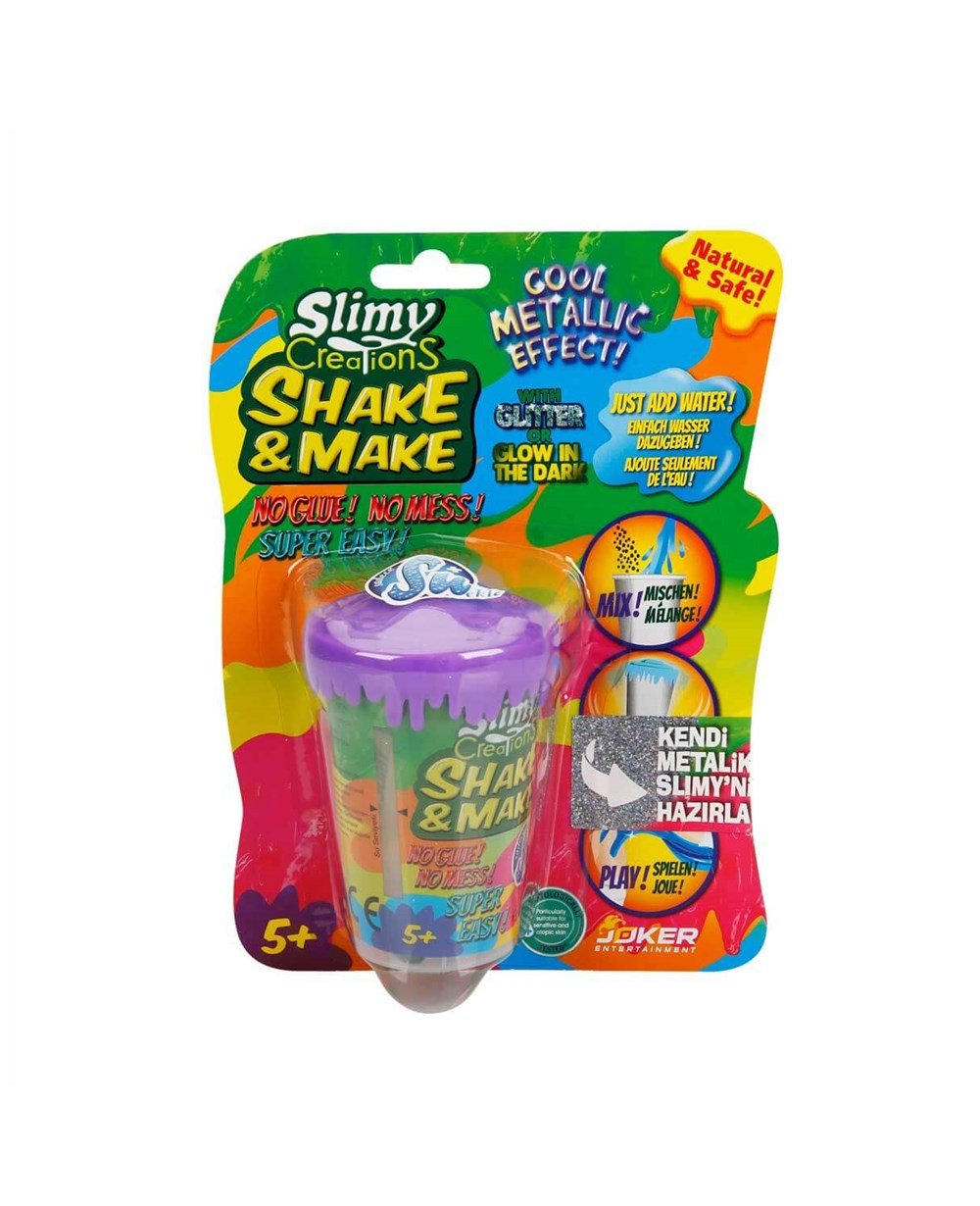 Breadcrumbut, Slimy, Slimy Creation Kendi Metalik Slimy’nı Yarat 8 gr 30767 Mor