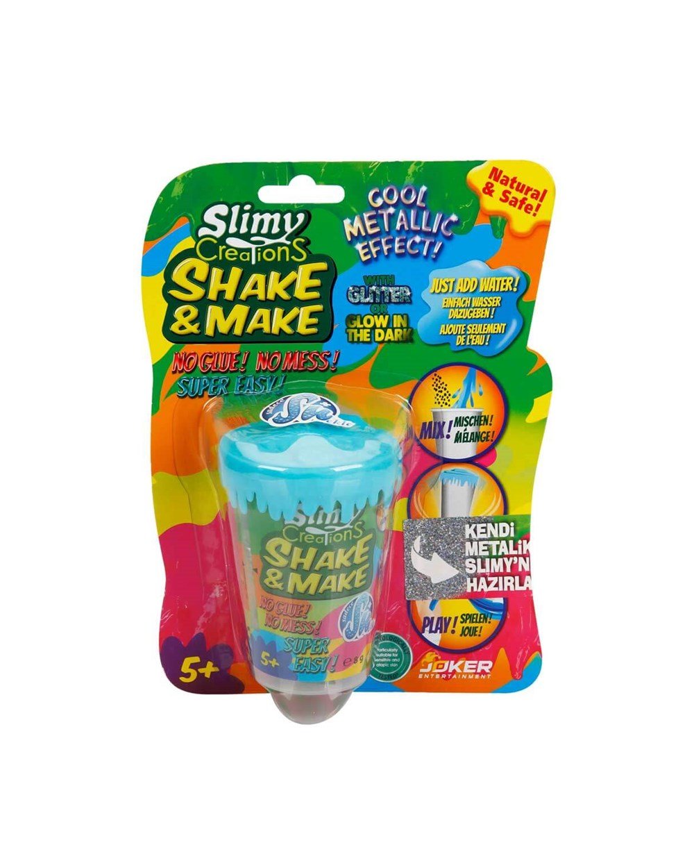 Breadcrumbut, Slimy, Slimy Creation Kendi Metalik Slimy’nı Yarat 8 gr 30767 Turkuaz