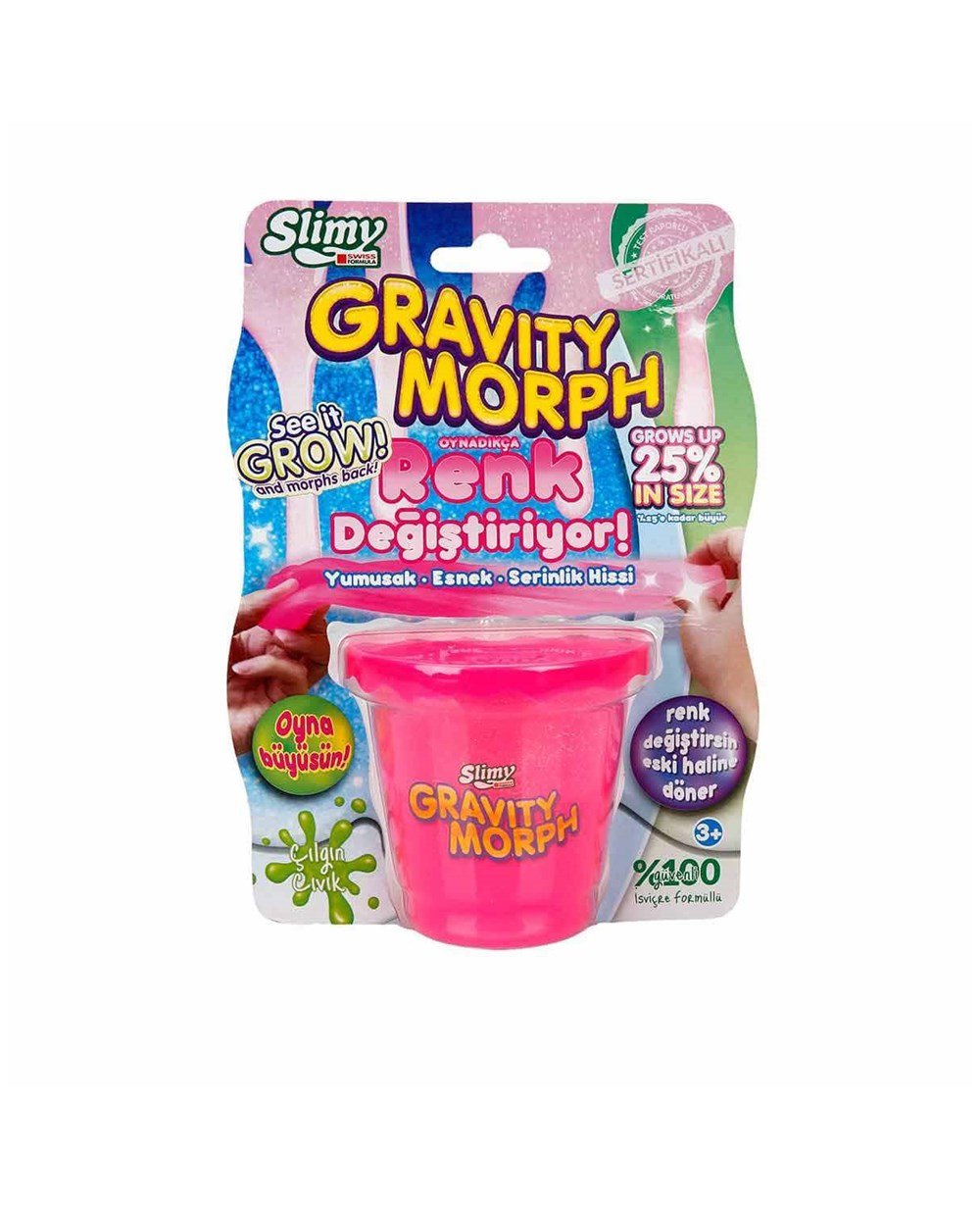 Breadcrumbut, Slimy, Slimy Gravity Morph Renk Değiştiren Slime 160 gr. - Pembe