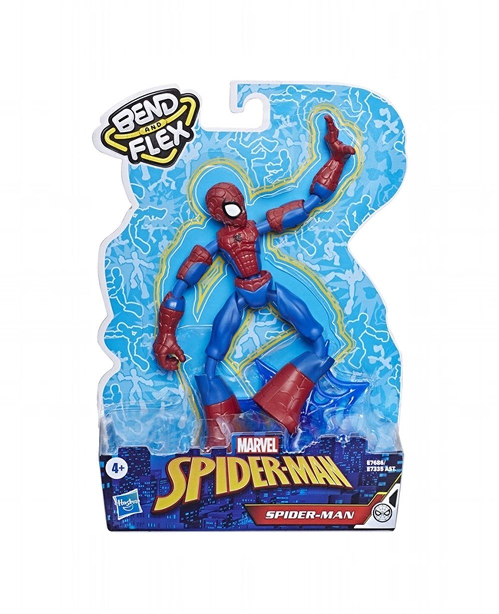 Breadcrumbut, AVENGERS, Spiderman Bend Flex Spiderman Figür E7686