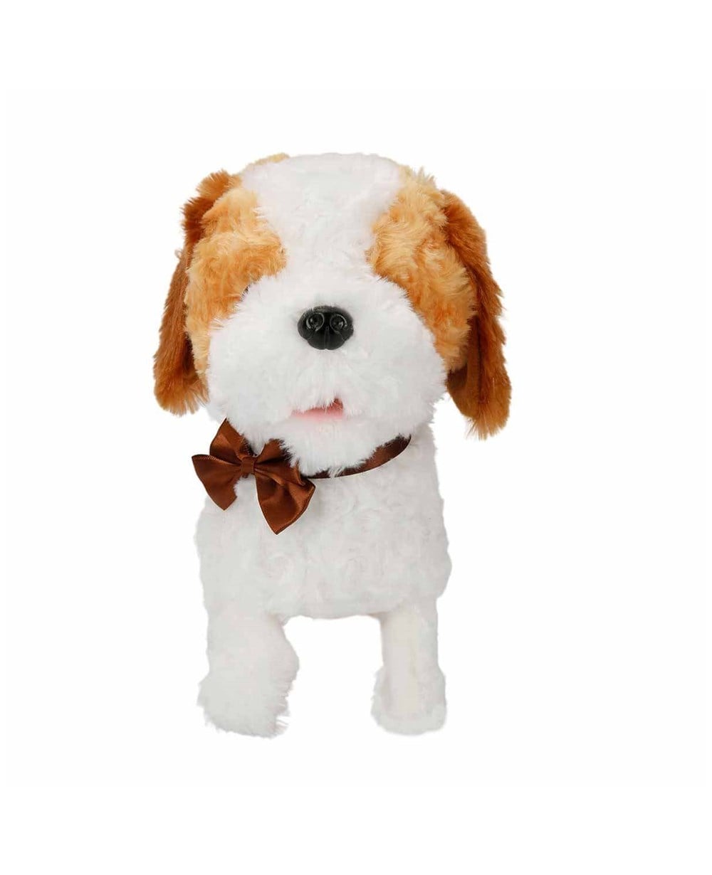 Breadcrumbut, Sunman, Sunman Peluş Sevimli Köpek Latte Yürüyen Sesli