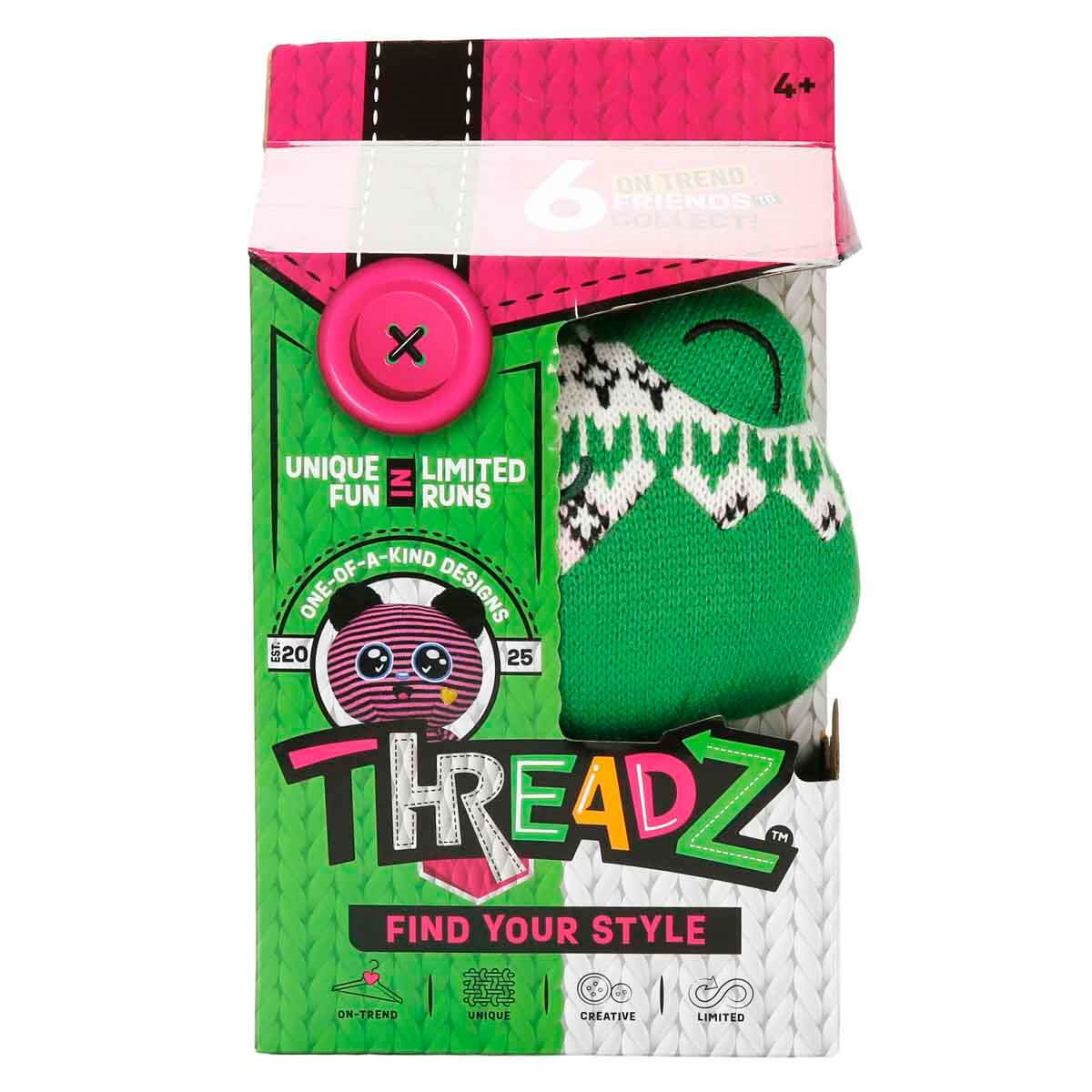 Breadcrumbut, Sunman, Threadz Threadz Peluş 18 cm 00821 Yeşil