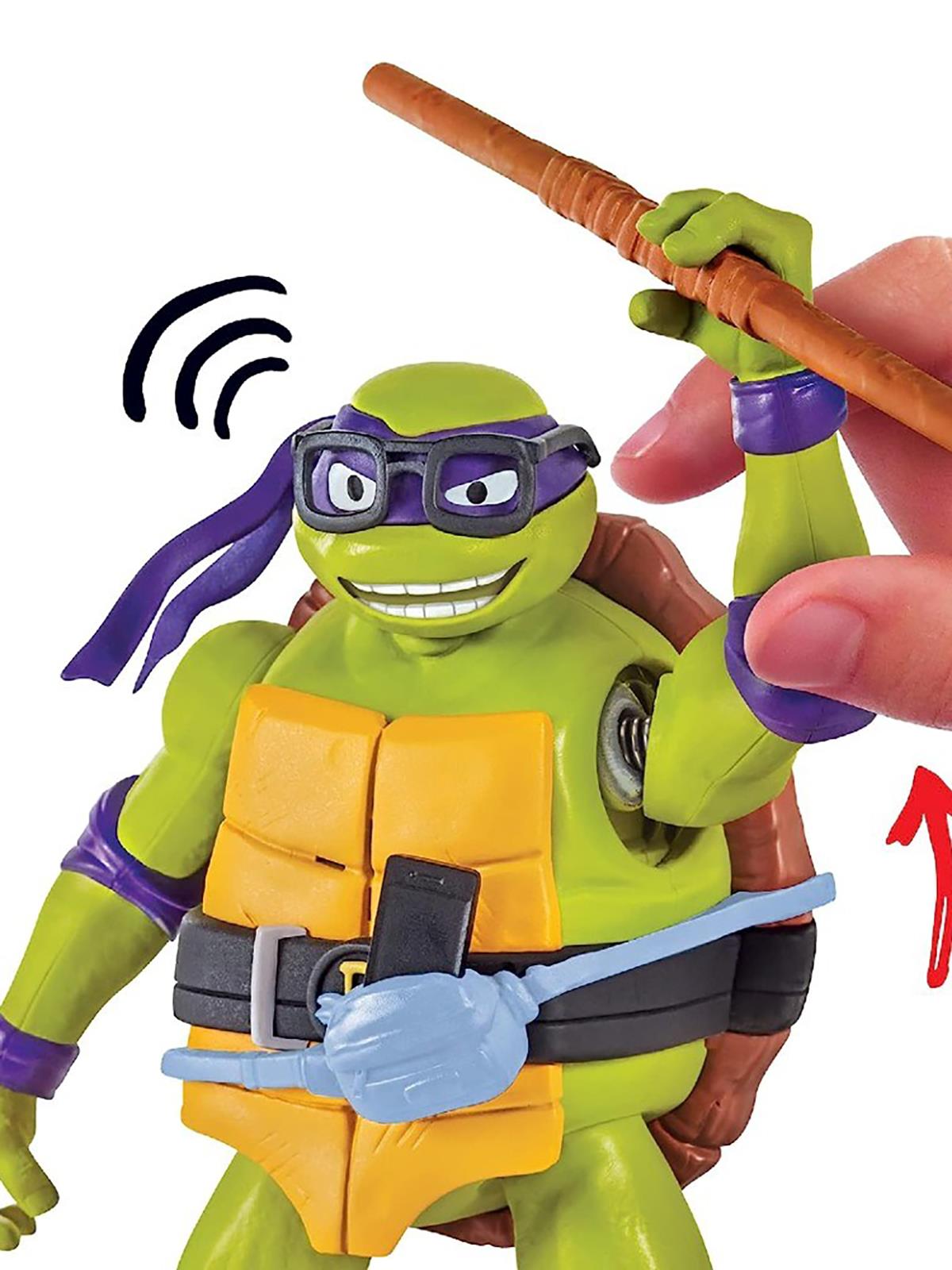 Breadcrumbut, Ninja Turtles, TMNT Ninja Turtles Delüks Aksiyon Figürler TU800000 Donatello