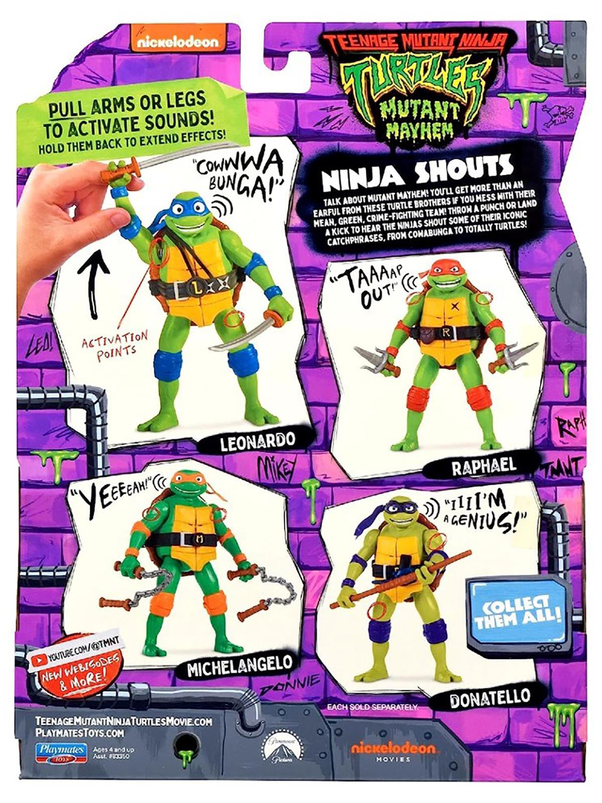Breadcrumbut, Ninja Turtles, TMNT Ninja Turtles Delüks Aksiyon Figürler TU800000 Donatello