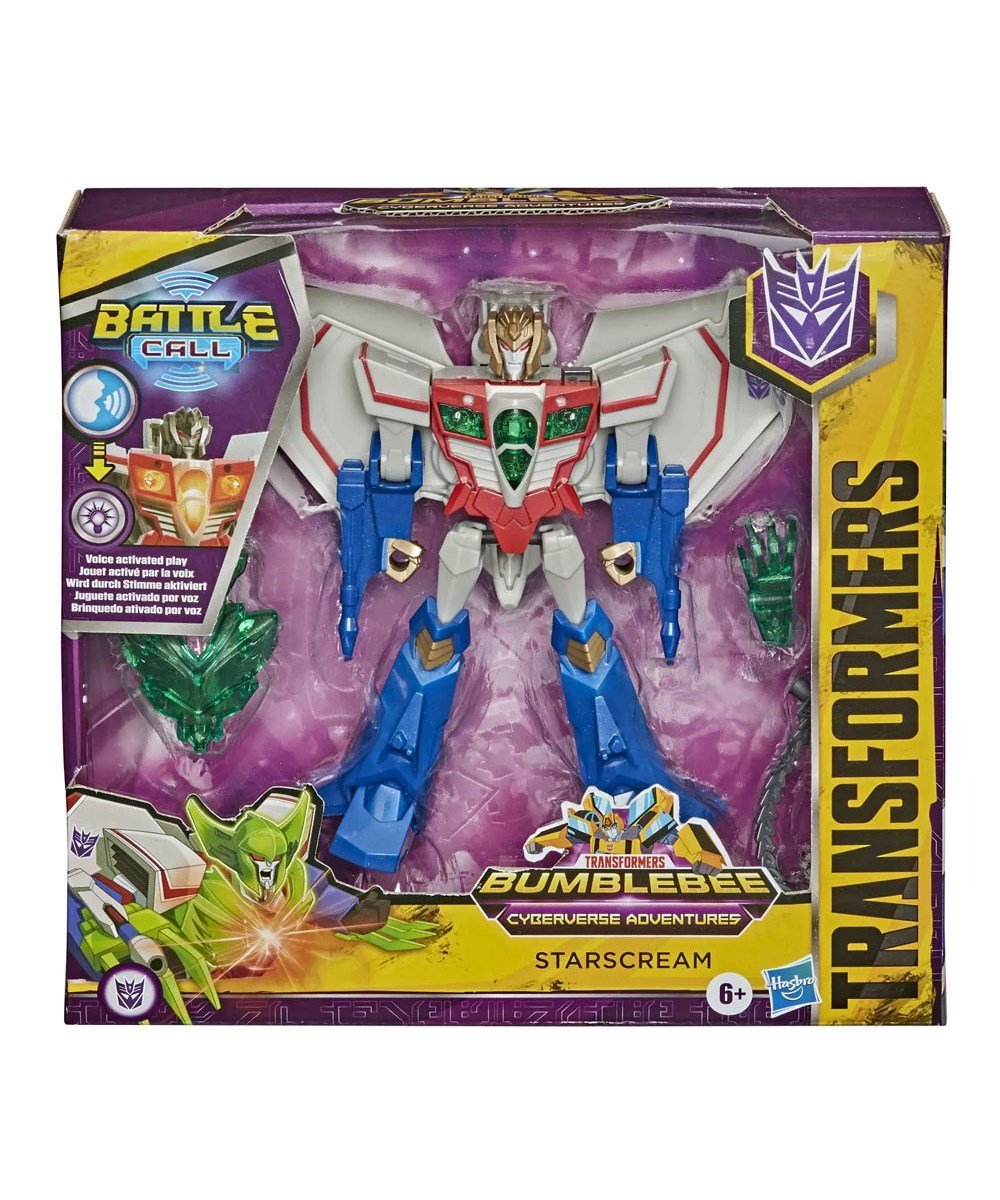 Breadcrumbut, Transformers, Transformers Bumblebee Cyberverse Maceraları Battle Call Figür E8227 E8377 Starscream