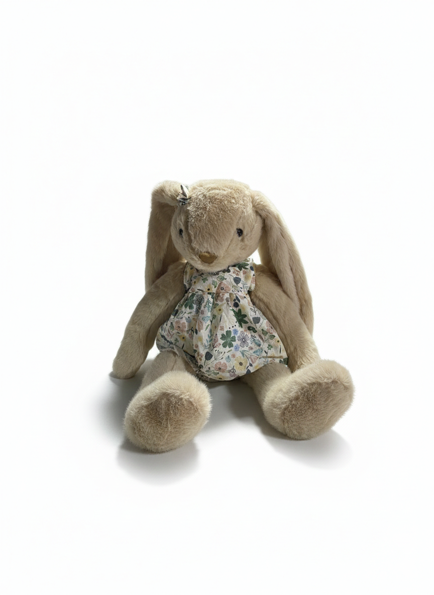 Breadcrumbut, Sunman, Uzun Kulaklı Elbiseli Tavşan 55 cm Kahverengi