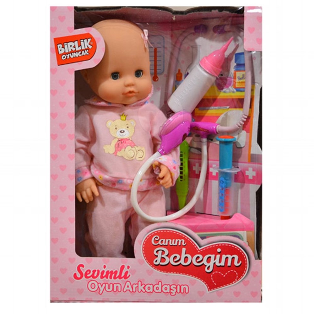 Canım Bebeğim Sevimli Arkadaşım Pilli Doktor Bebek 8799