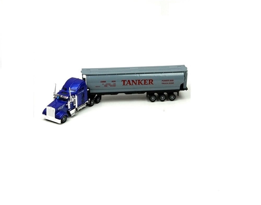 Çek-Bırak ve Sürmeli Arabalar, Merkez Oyuncak, 1:42 Ölçekli Kasalı Metal Model Tır 23715 Mavi Tır