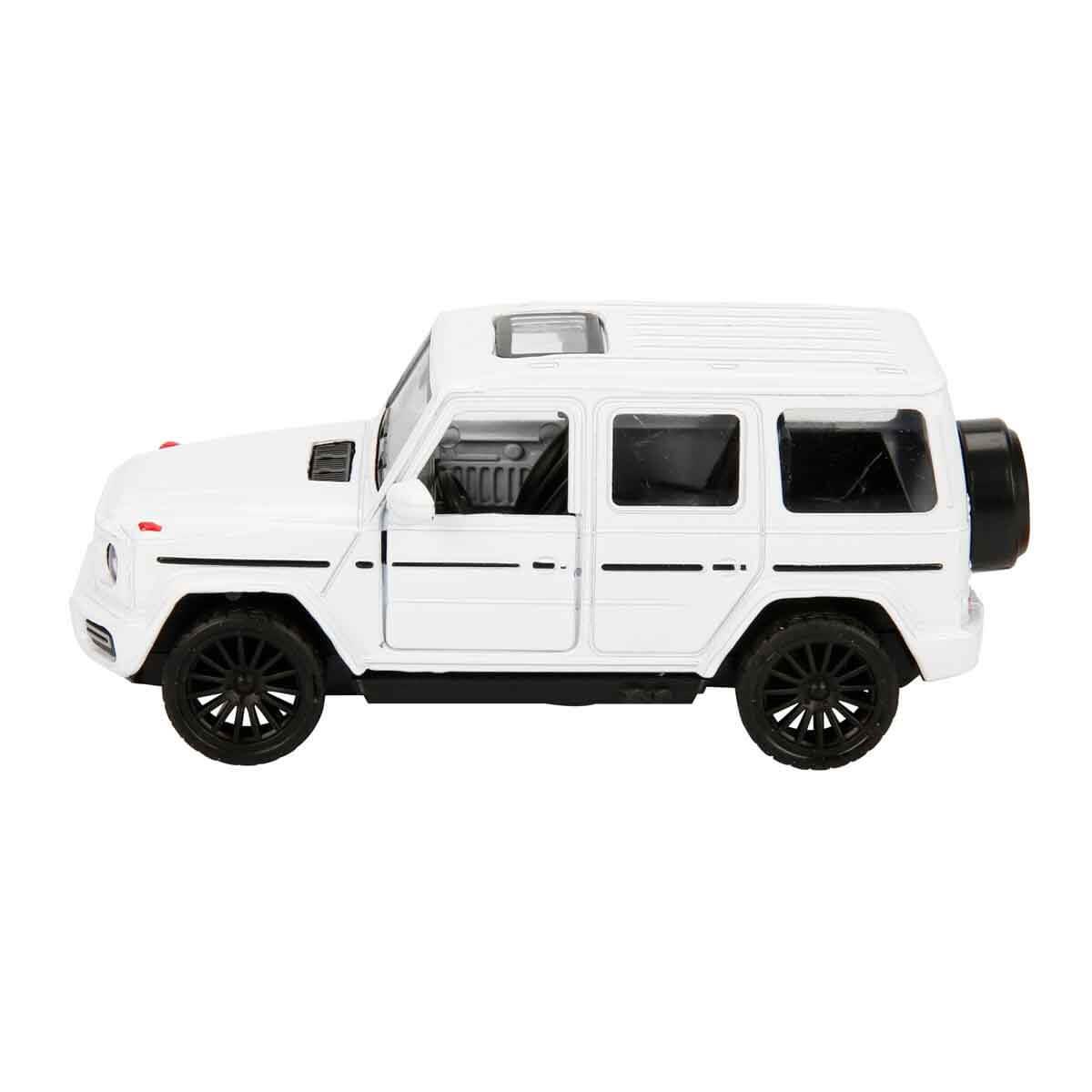 Çek-Bırak ve Sürmeli Arabalar, Sunman, 1:43 Maxx Wheels Premium Suv Araba 10 cm 39151 Beyaz