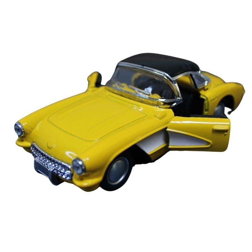 Çek-Bırak ve Sürmeli Arabalar, Ceren, CTOY 1:32 Çek Bırak Klasik Otomobil 66828 Sarı