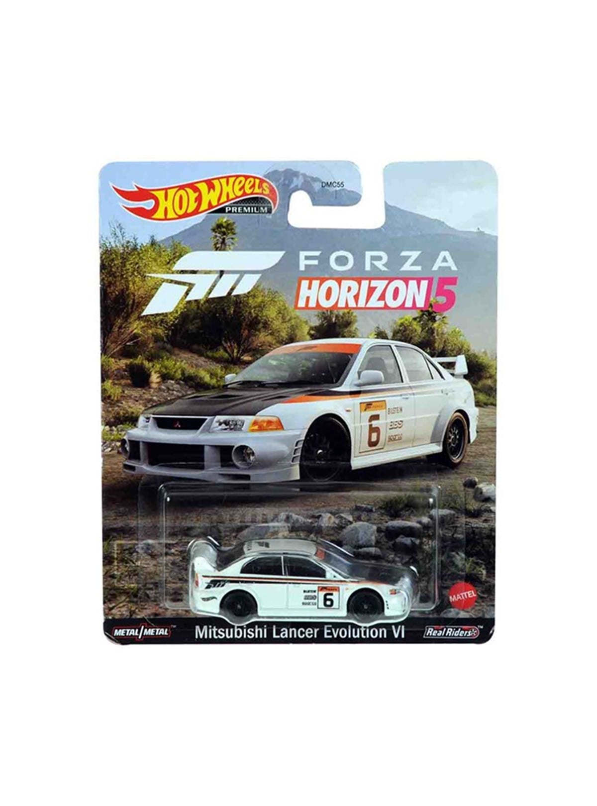 Çek-Bırak ve Sürmeli Arabalar, Hot Wheels, Hot Wheels Retro Eğlence Serisi Araçlar DMC55 HCP11 Mitsubishi Lancer Evolution 6
