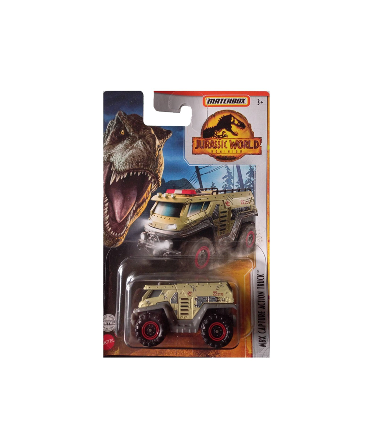 Çek-Bırak ve Sürmeli Arabalar, MATCHBOX, Matchbox Jurassic World Tekli Araçlar FMW90 HBG97 MBX Capture Action Truck