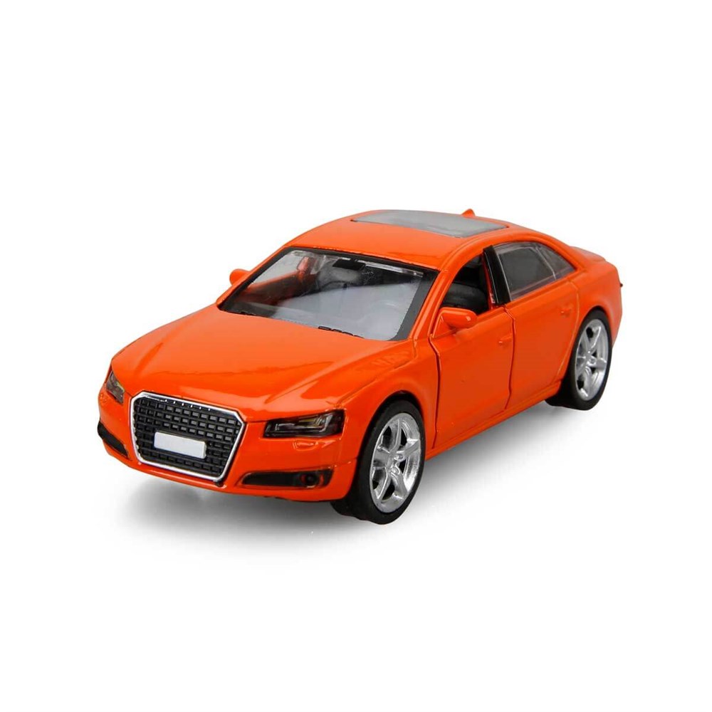 Çek-Bırak ve Sürmeli Arabalar, Sunman, Maxx Wheels Işıklı Spor Araba 12 cm 21040 Turuncu Audi