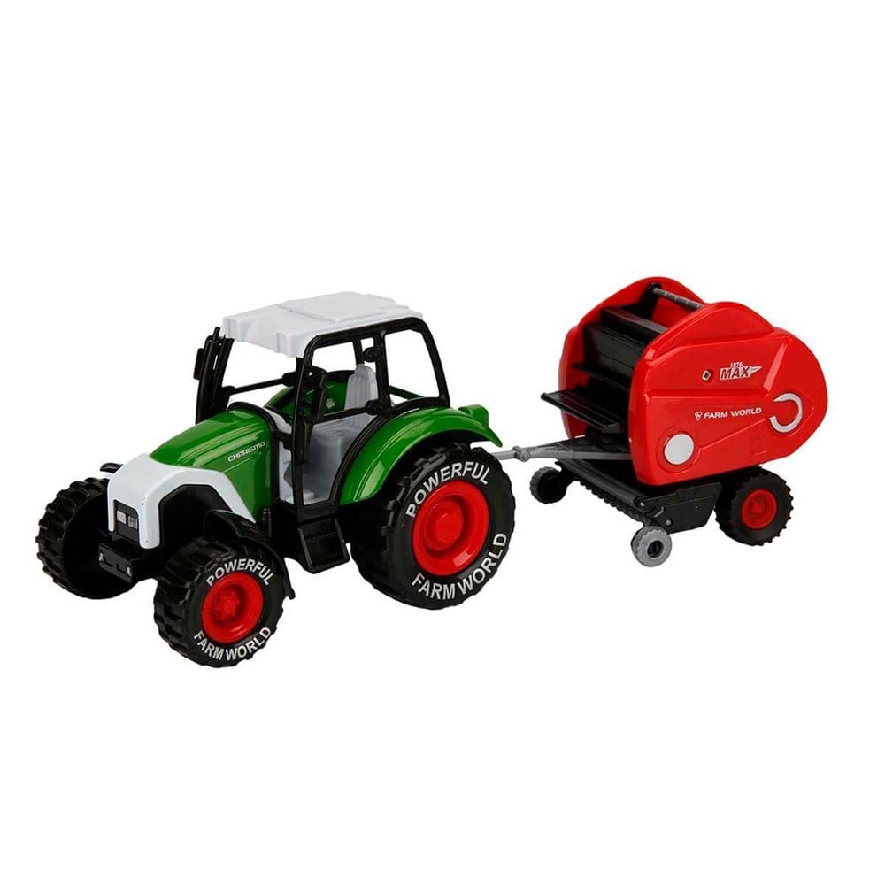 Çek-Bırak ve Sürmeli Arabalar, Sunman, Maxx Wheels Çitflik Araçları 25567 Yeşil Ekim Makinesi