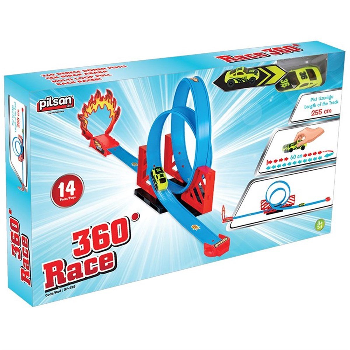 Çek-Bırak ve Sürmeli Arabalar, Pilsan, Pilsan Race 360 Mavi