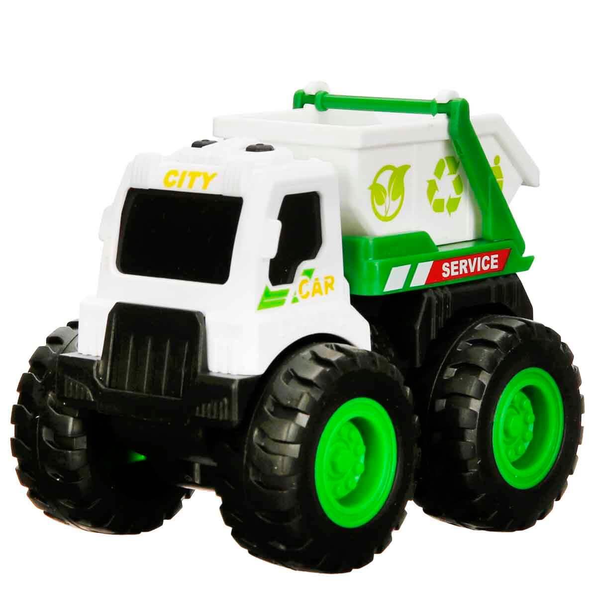 Çek-Bırak ve Sürmeli Arabalar, Sunman, Sürtmeli Şehir Aracı 47132 Beyaz Geri Dönüşüm Aracı