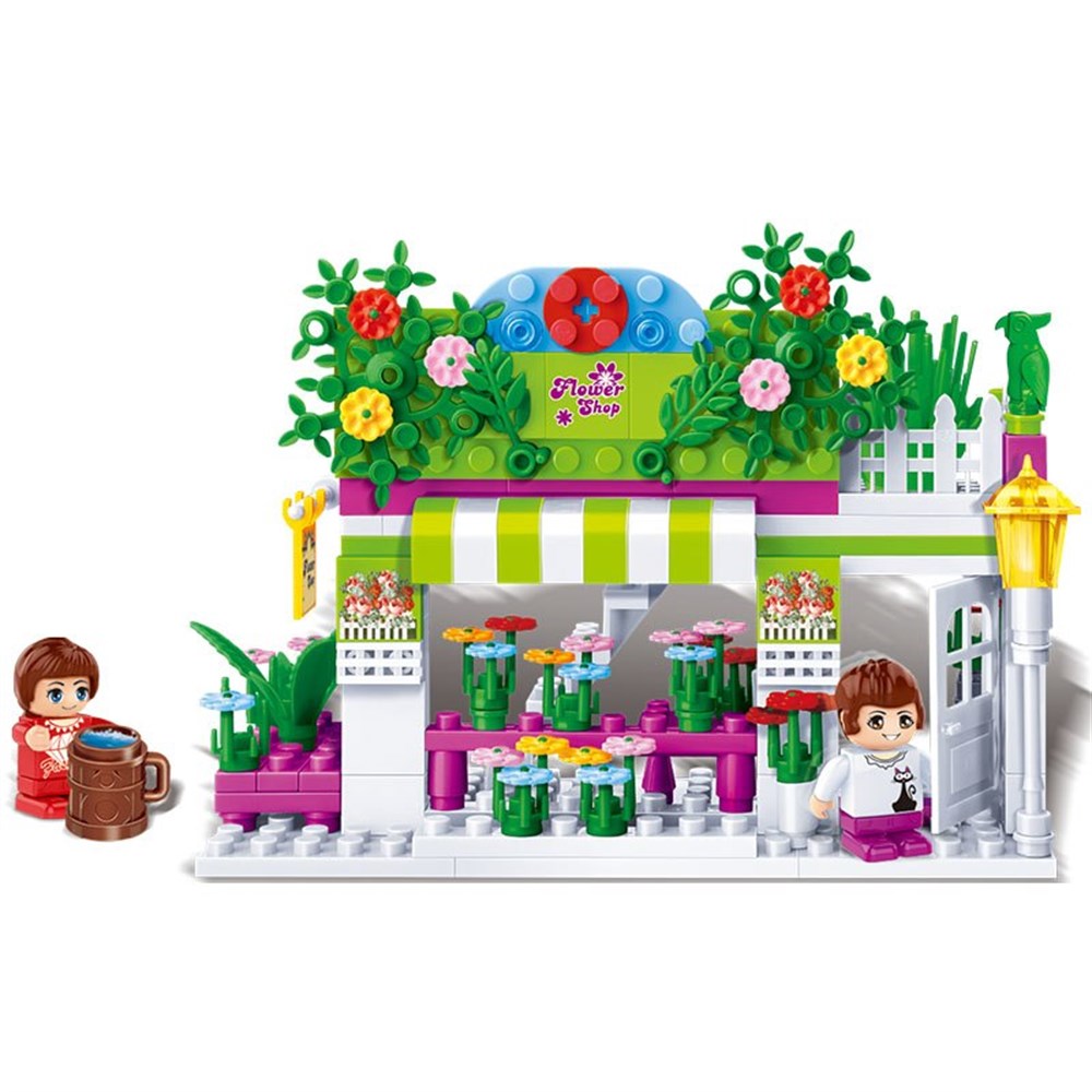 Çiçekçi Lego Seti 252 Parça Banbao 6116