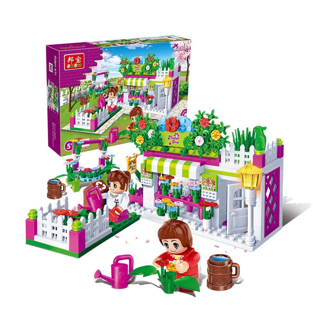Çiçekçi Lego Seti 252 Parça Banbao 6116