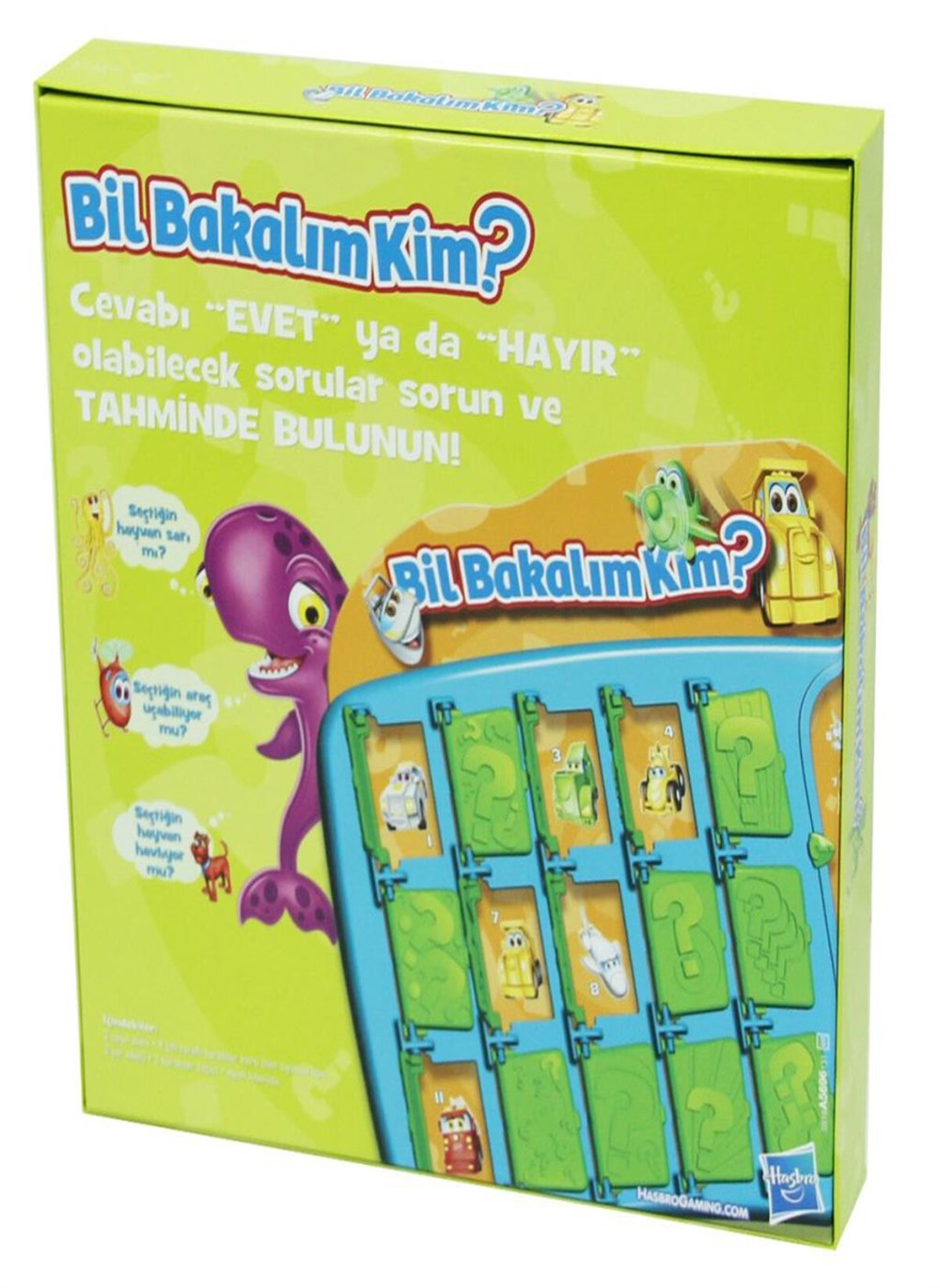 Çocuk Kutu Oyunları, Hasbro Game, Bil Bakalım Kim Eğlenceli Karakterler A5696 Klasik Tahmin Etme Oyunu