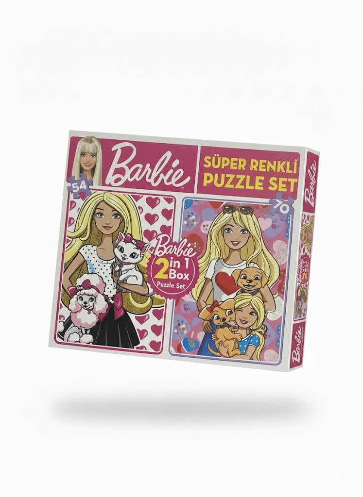 Çocuk Puzzle, DIYTOY, 2 in 1 Puzzle 54+70 Parça