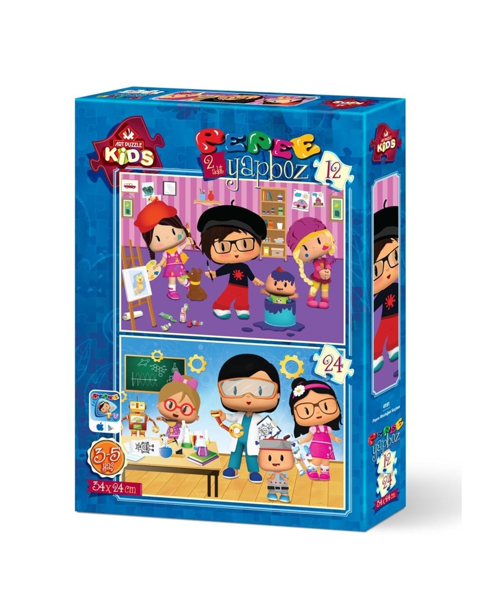 Çocuk Puzzle, ART PUZZLE, Art Çocuk Puzzle Pepee Mesleğini Seçiyor 12 + 24 Parça 4181