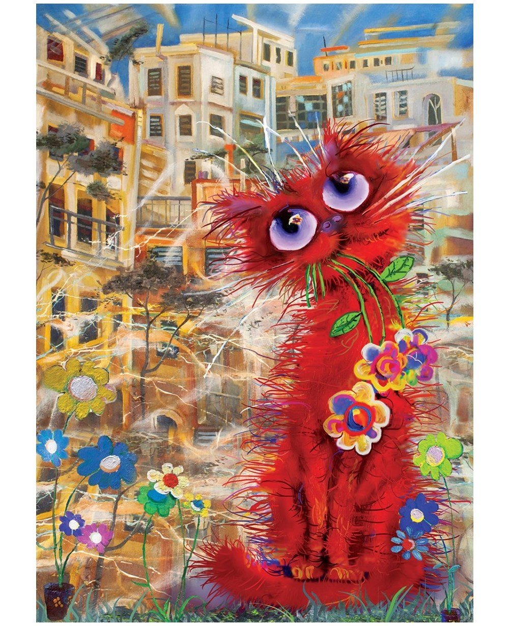 Çocuk Puzzle, ART PUZZLE, Art Puzzle Kırmızı Kedi 260 Parça Puzzle