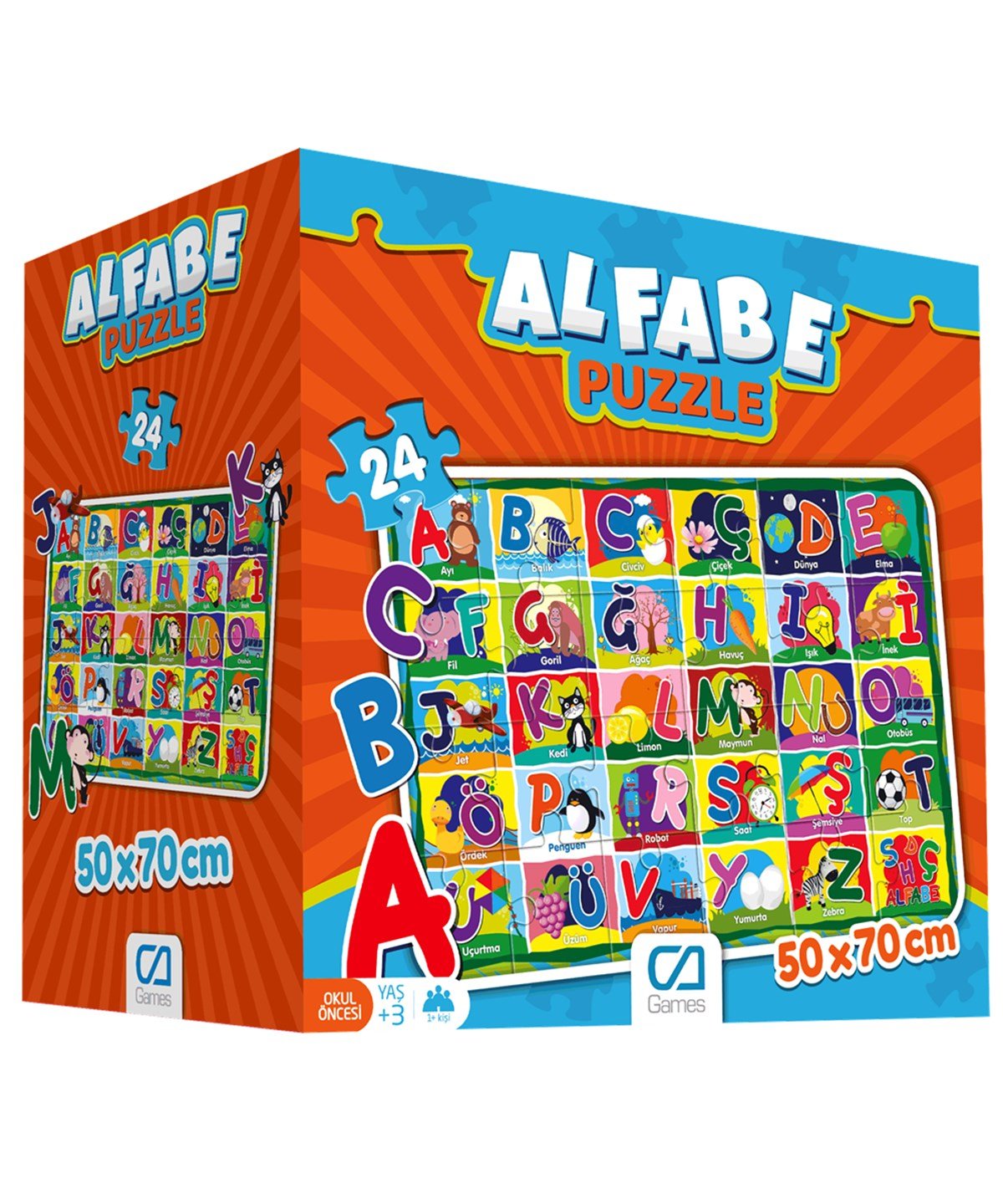 Çocuk Puzzle, CA Games, CA Games 5027 Alfabe Eğitici Puzzle