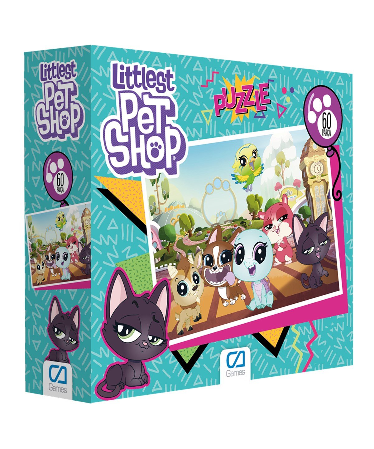 Çocuk Puzzle, CA Games, CA Games 5097 Lıttlest Petshop Puzzle 60