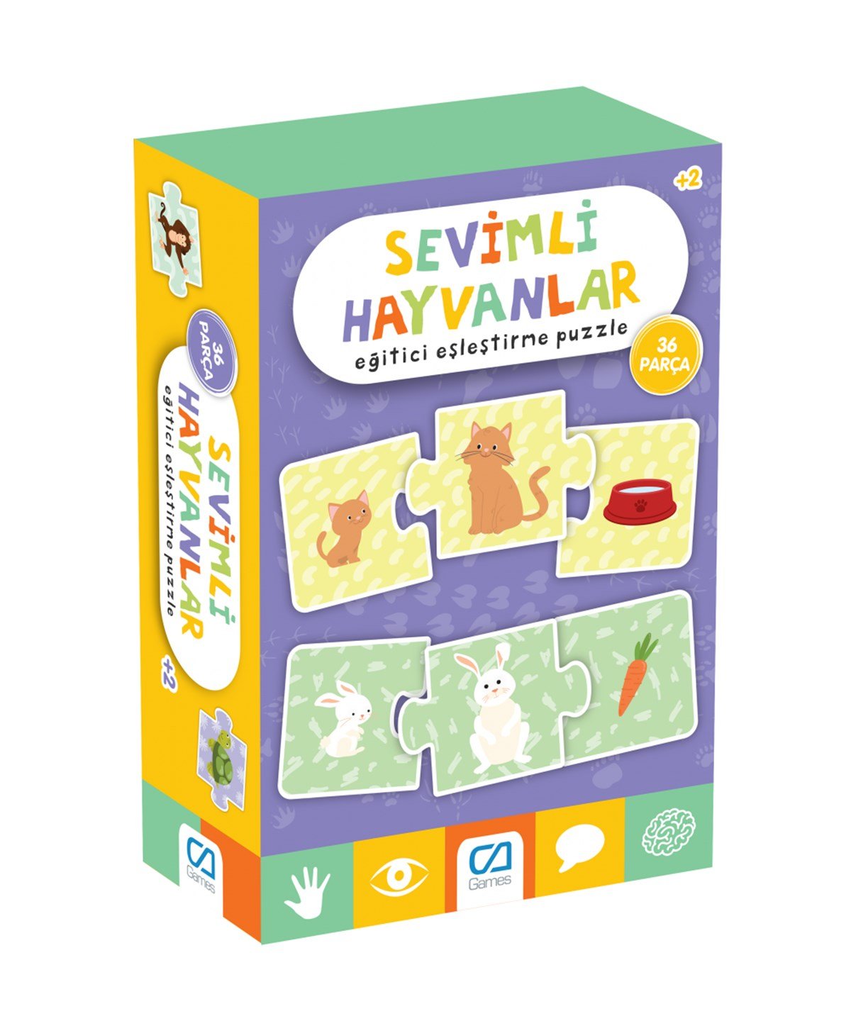 Çocuk Puzzle, CA Games, CA Games 5128 Sevimli Hayvanlar