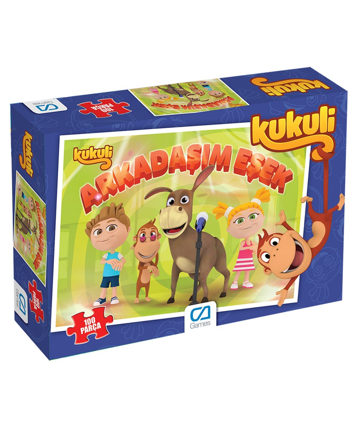 Çocuk Puzzle, CA Games, CA Games 5135 Kukuli 100 Parça Puzzle