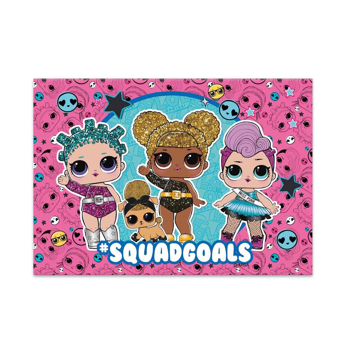 Çocuk Puzzle, Laço Kids, LOL Surprise 2in1 Puzzle Çocuk Yapboz LOL Bebek Puzzle LOL7583