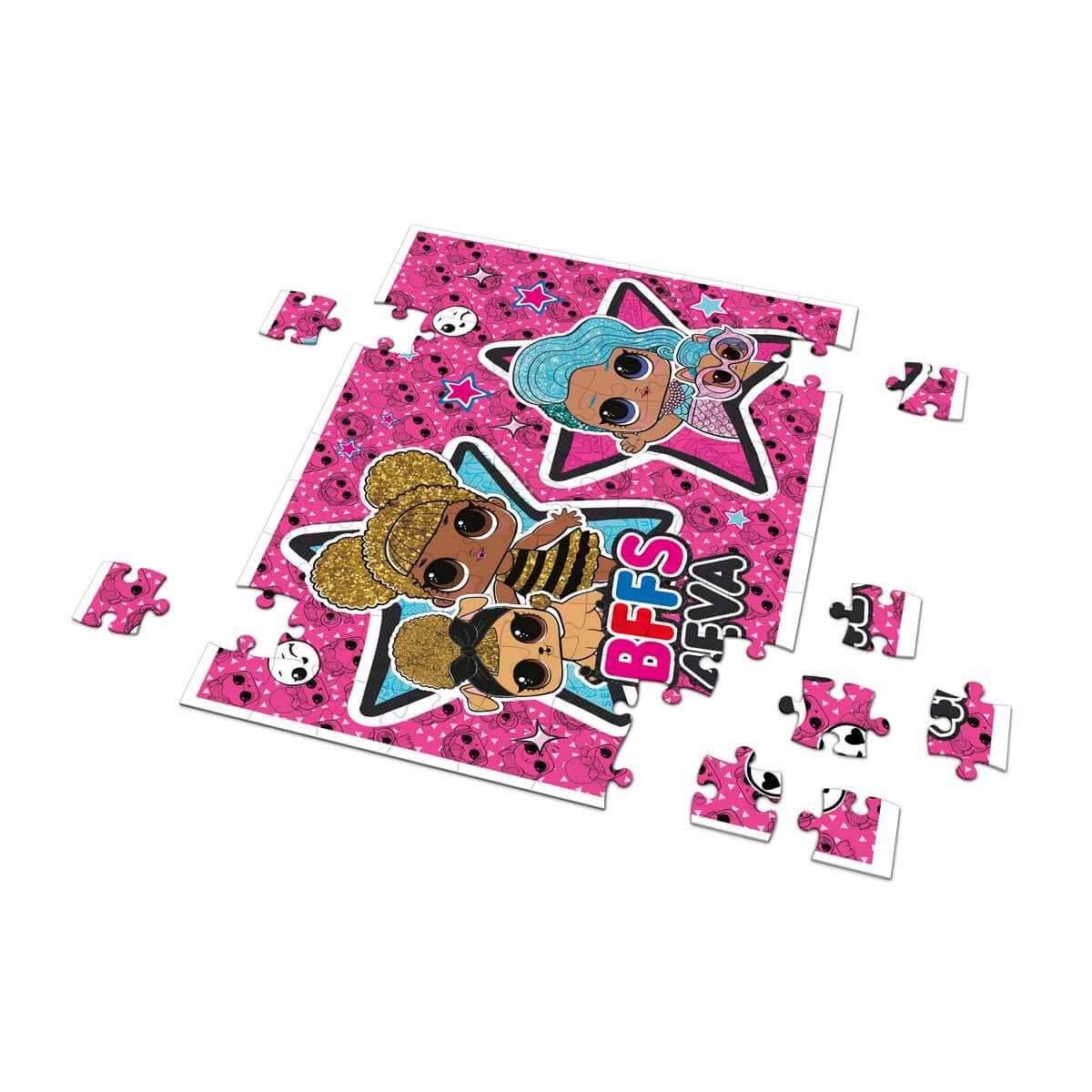 Çocuk Puzzle, Laço Kids, LOL Surprise 2in1 Puzzle Çocuk Yapboz LOL Bebek Puzzle LOL7583